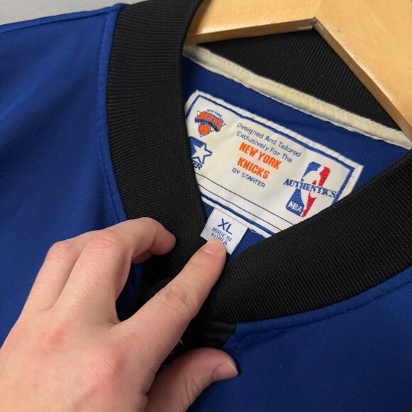 Vintage Starter New York‎ Knicks Team Issued Warmup Jacket XL - Picture 2 of 6